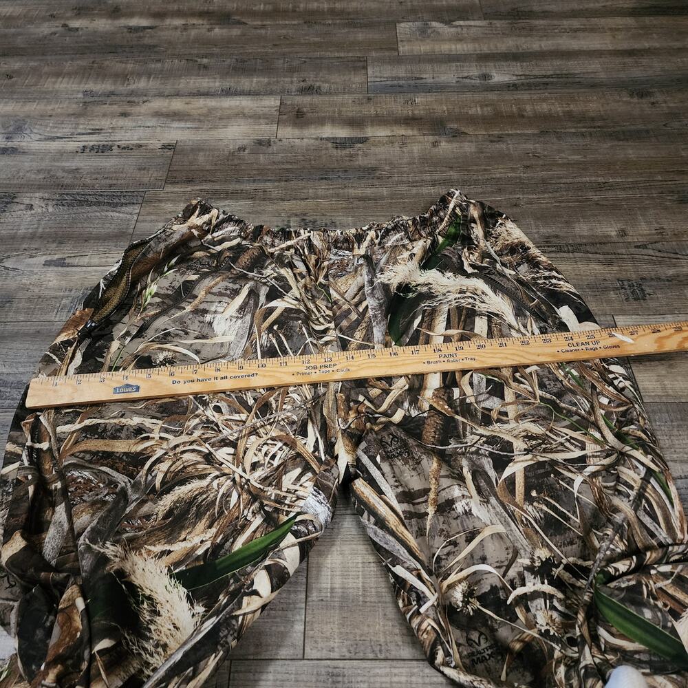 Drake Waterfowl elastic waterproof over pants hunting camo men size L - Picture 7 of 11